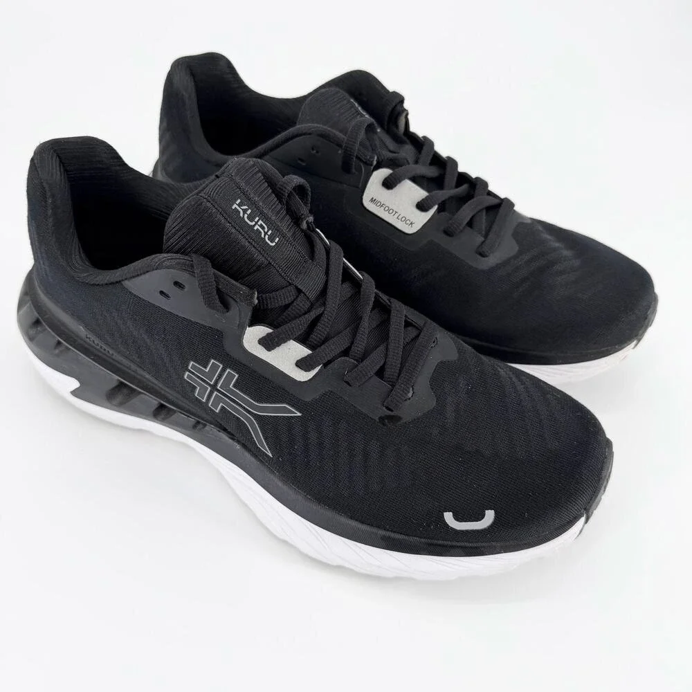 KURU Triple Max Men's 11 Black Running Walking Shoes Cushion Comfort NWOB